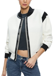 alice + olivia Keri Varsity Jacket