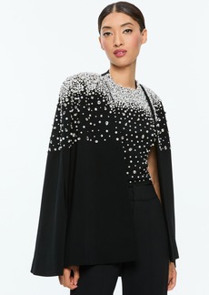 alice + olivia KIESHA EMBELLISHED CAPE