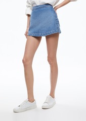 alice + olivia LAKELYN DENIM SKORT