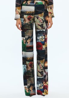 alice + olivia LIVI PRINTED TROUSER