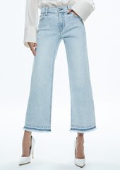 alice + olivia LORRINE KICK-FLARE ANKLE JEAN