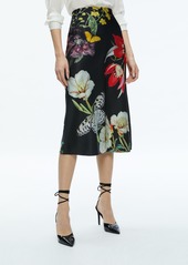 alice + olivia MAEVE MIDI SLIP SKIRT