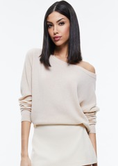 alice + olivia MARG CASHMERE SLOUCHY PULLOVER