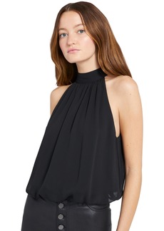 alice + olivia MARIS HALTER TOP