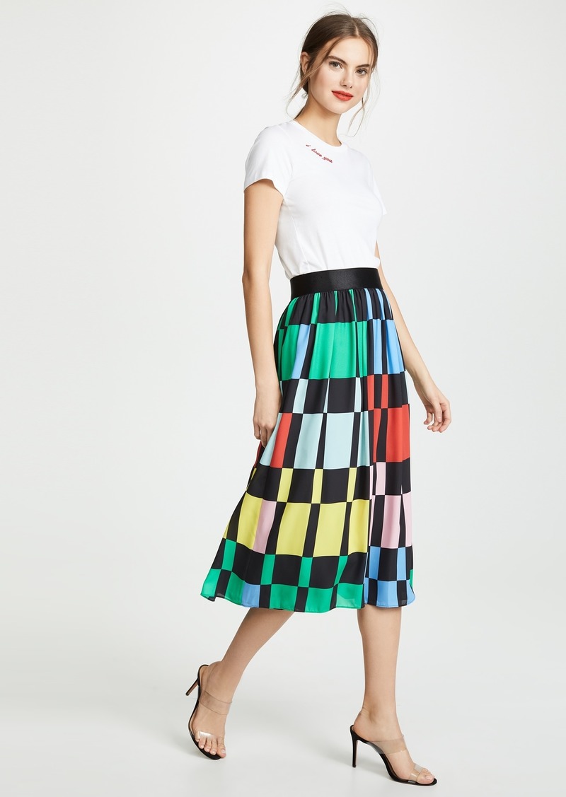 alice and olivia melda skirt