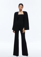 alice + olivia NOVA CAPE JUMPSUIT