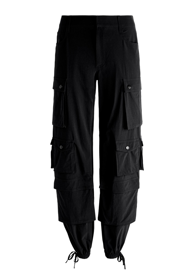 alice + olivia OLYMPIA HIGH RISE ANKLE TIE CARGO PANTS