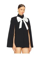 Alice + Olivia Philippa Bow Cropped Cape