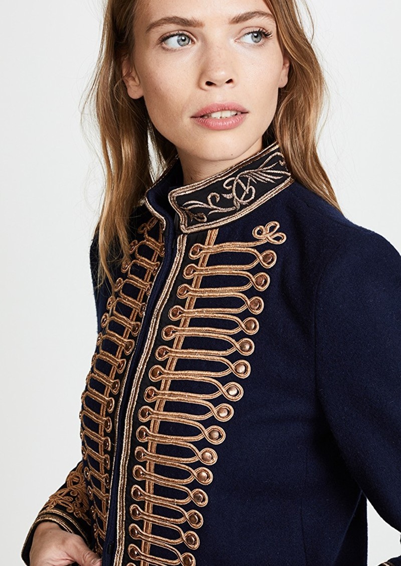 embroidered military jacket