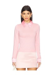 Alice + Olivia Porla Collared Sweater