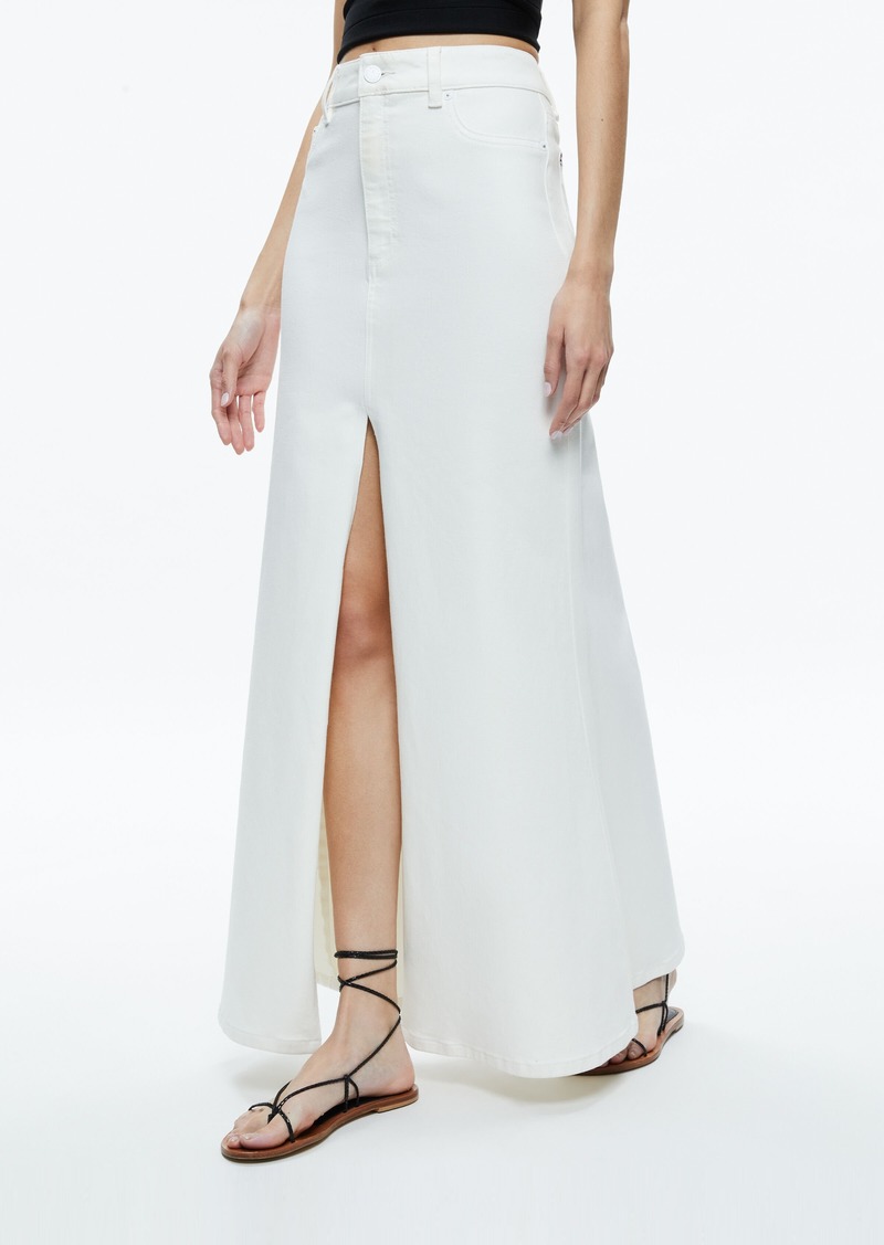 alice + olivia RYE HIGH RISE MAXI SKIRT