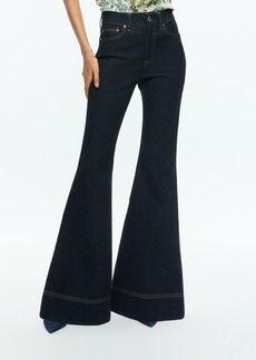 alice + olivia SB HIGH RISE BELL JEAN