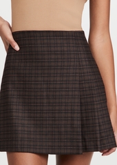 alice + olivia Semira Pleated Mini Skirt