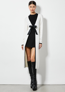 alice + olivia SIBEL BOW CARDIGAN