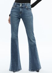 alice + olivia STACEY GODET BELL FLARE JEAN