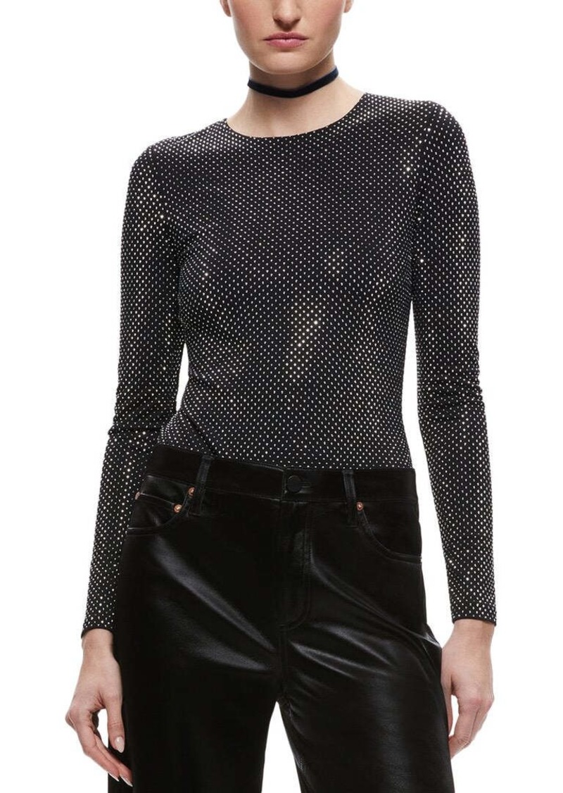 alice + olivia Taeyn Embellished Bodysuit