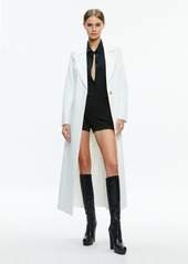 alice + olivia THEO NOTCH COLLAR COAT