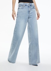 alice + olivia TRISH MID RISE BAGGY JEAN