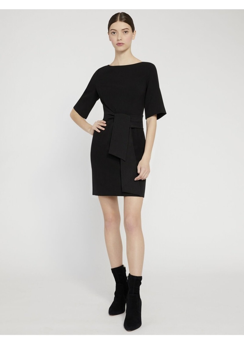 alice + olivia VIRGIL BOAT NECK MINI DRESS