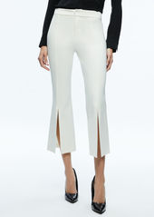 alice + olivia WALKER SLIT HEM PANT