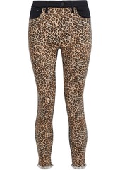 Alice + Olivia Woman Good Paneled Leopard-print High-rise Skinny Jeans Animal Print
