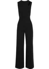 Alice + Olivia Woman Ivy Cutout Cady And Crepe Wide-leg Jumpsuit Black