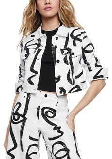 Alice + Olivia Alice and Olivia Koketit Chloe Boxy Cropped Jacket