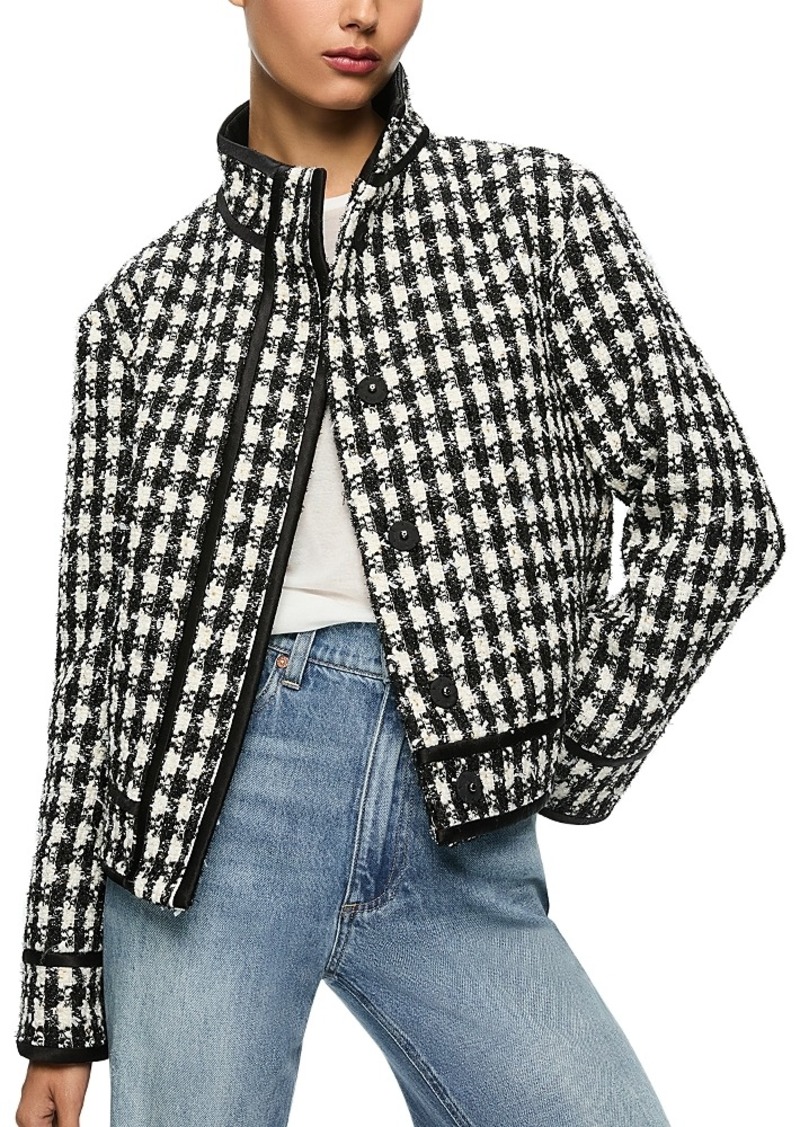 Alice + Olivia Alice and Olivia Corwin Houndstooth Jacket