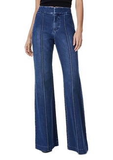 Alice + Olivia Alice and Olivia Dylan High Waist Wide Leg Jeans in Lovetrain