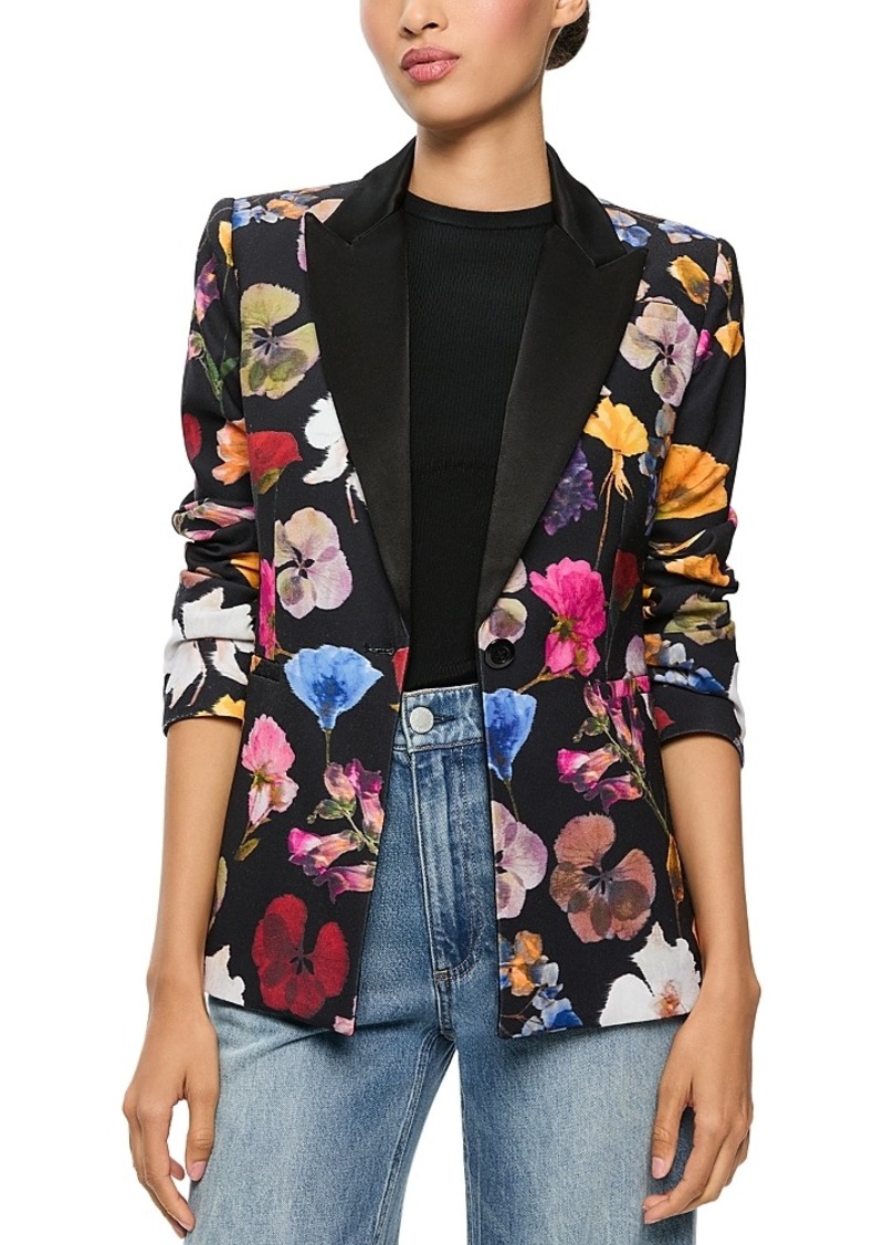 Alice + Olivia Alice and Olivia Hundley Floral Blazer