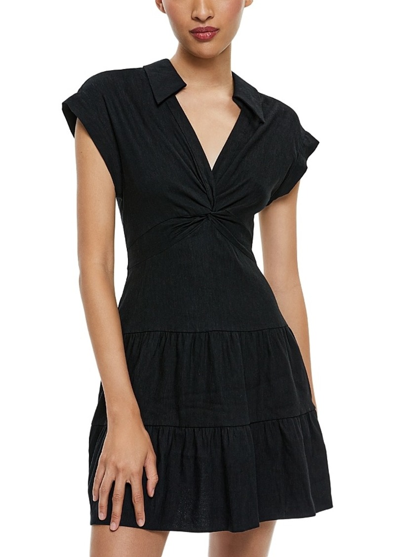 Alice + Olivia Alice and Olivia Mila Twist Front Dress