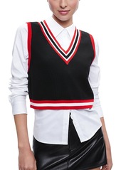 Alice + Olivia Alice and Olivia Orly Tipped Vest & Top