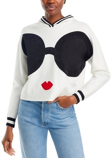 Alice + Olivia Alice and Olivia Oscar Staceface Hoodie