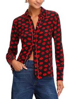 Alice + Olivia Alice and Olivia Willa Silk Shirt