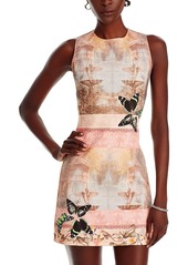 Alice + Olivia Alice and Olivia Wynell Printed A Line Dress