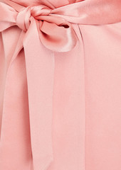 Alice + Olivia Alice Olivia - Belted satin blazer - Pink - L