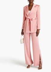 Alice + Olivia Alice Olivia - Belted satin blazer - Pink - XL