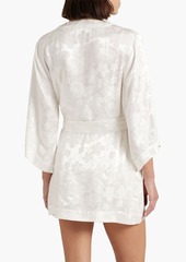 Alice + Olivia Alice Olivia - Domino satin-jacquard kimono - White - M/L