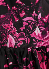 Alice + Olivia Alice Olivia - Emmalou floral-print cotton-blend faille mini dress - Pink - US 6