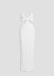 Alice + Olivia Alice Olivia - Havana cutout stretch-jersey maxi dress - White - US 10