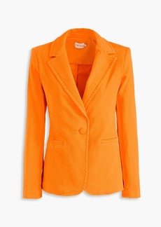 Alice + Olivia Alice Olivia - Macy cotton-blend twill blazer - Orange - US 0