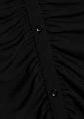 Alice + Olivia Alice Olivia - Marsha ruched jersey mini dress - Black - XS