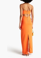 Alice + Olivia Alice Olivia - Nelle cutout jersey maxi dress - Orange - US 8