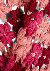Alice + Olivia Alice Olivia - Reva crocheted cotton top - Pink - XS