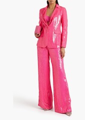 Alice + Olivia Alice Olivia - Macey sequined woven blazer - Pink - US 2