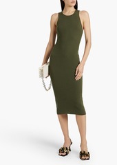 Alice + Olivia Alice Olivia - Wright ribbed wool-blend midi dress - Green - L