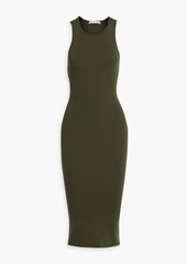 Alice + Olivia Alice Olivia - Wright ribbed wool-blend midi dress - Green - L