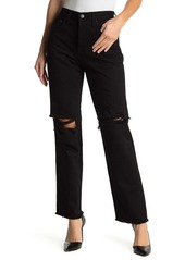 Alice + Olivia Amazing High Waisted Ripped Jeans