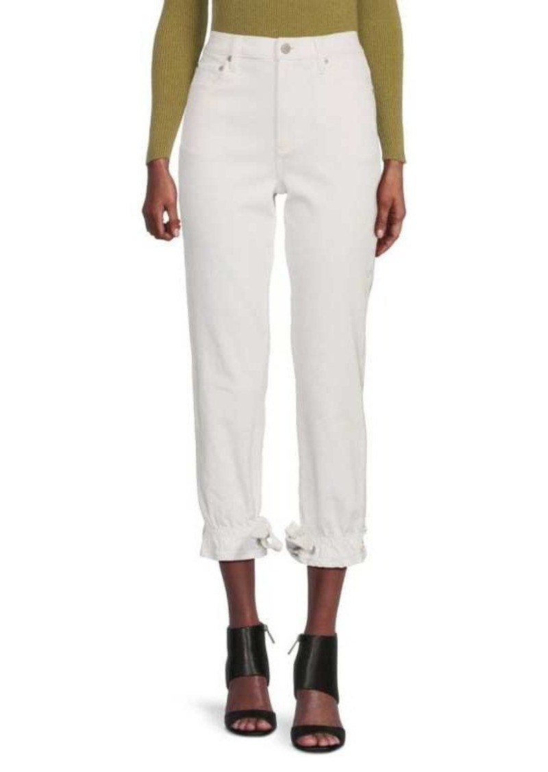 Alice + Olivia Amazing Mid Rise Cropped Jeans