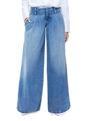 Alice + Olivia Anders Mid Rise Wide Leg Jeans